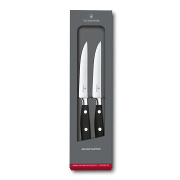 Victorinox - Zestaw noży do steków GRAND MAITRE, 12 cm, 2 szt., czarny