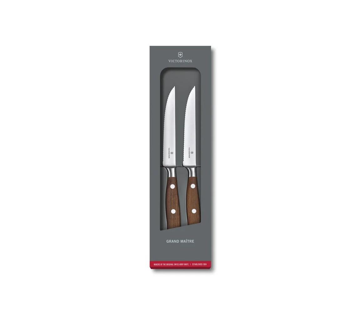 Victorinox - Zestaw noży do steków GRAND MAITRE, 12 cm, 2 szt., klon
