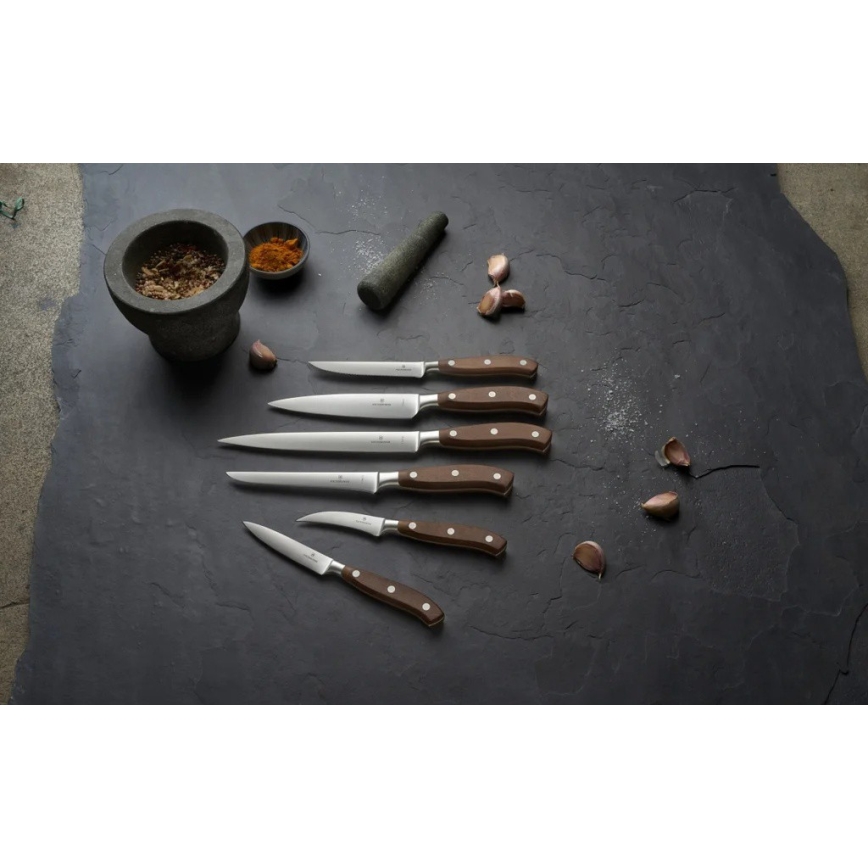 Victorinox - Zestaw noży do steków GRAND MAITRE, 12 cm, 2 szt., klon