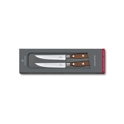 Victorinox - Zestaw noży do steków GRAND MAITRE, 12 cm, 2 szt., klon