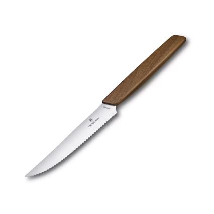 Victorinox - Zestaw noży do steków SWISS MODERN 12 cm, 2 szt., orzech
