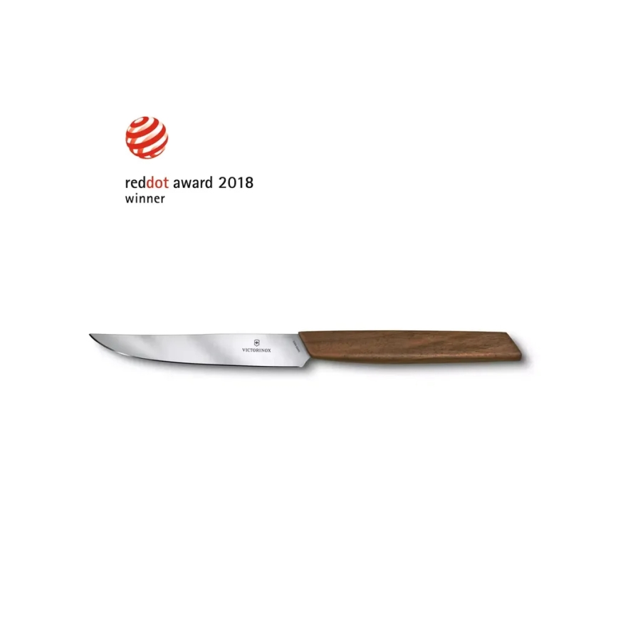 Victorinox - Zestaw noży do steków SWISS MODERN, 12 cm, 2 szt., orzech