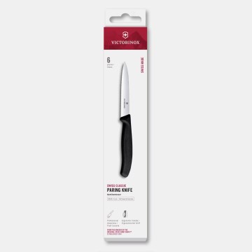 Victorinox - Zestaw noży kuchennych do warzyw SWISS CLASSIC 10 cm 6 szt. czarny