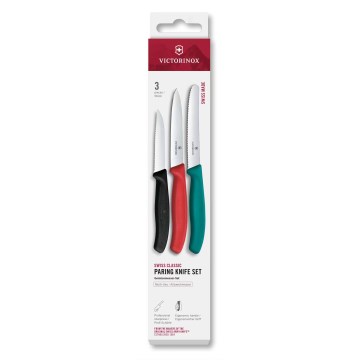 Victorinox - Zestaw noży kuchennych do warzyw SWISS CLASSIC, 3 szt., wielobarwny