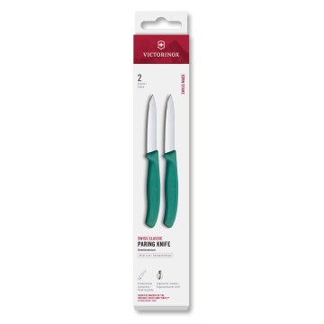 Victorinox - Zestaw noży kuchennych do warzyw SWISS CLASSIC 8 cm, 2 szt., turkusowy