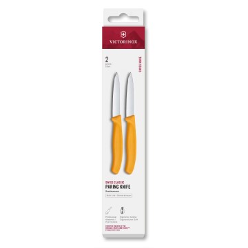 Victorinox - Zestaw noży kuchennych do warzyw SWISS CLASSIC 8 cm, 2 szt., żółty