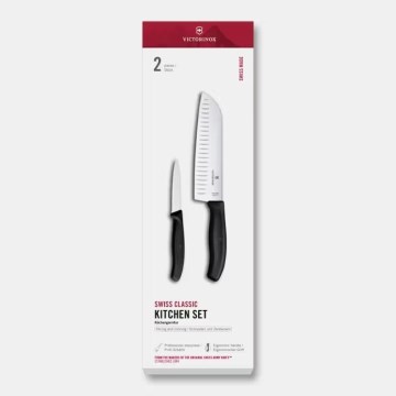 Victorinox - Zestaw noży kuchennych SWISS CLASSIC 2 szt. czarny
