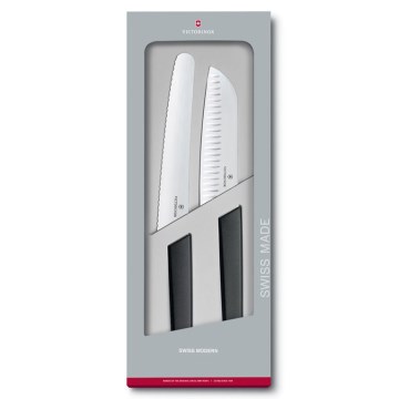 Victorinox - Zestaw noży kuchennych SWISS MODERN, 2 szt., czarny