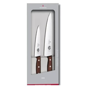 Victorinox - Zestaw noży kuchennych WOOD 2 szt. klon