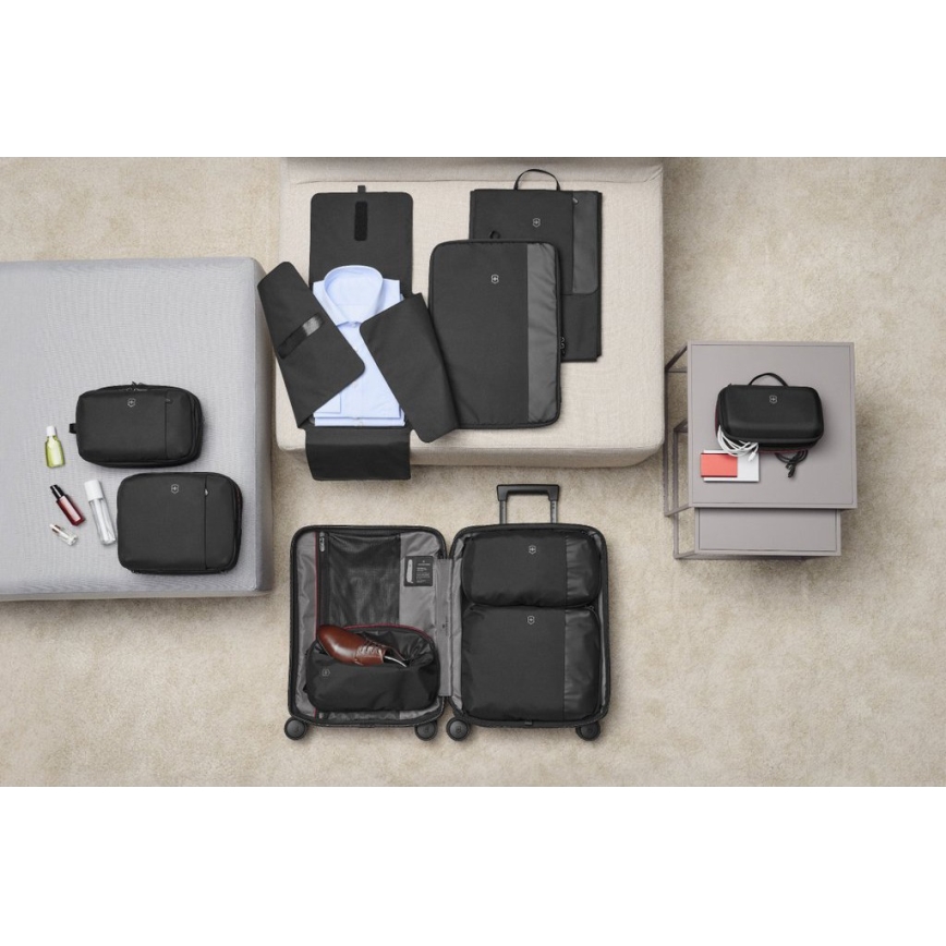 Victorinox - Zestaw podróżnych organizerów Travel Essentials 3 szt. czarny