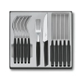 Victorinox - Zestaw sztućców SWISS MODERN 12 szt. czarny