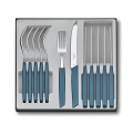 Victorinox - Zestaw sztućców SWISS MODERN, 12 szt., niebieski