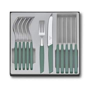 Victorinox - Zestaw sztućców SWISS MODERN, 12 szt., turkusowy