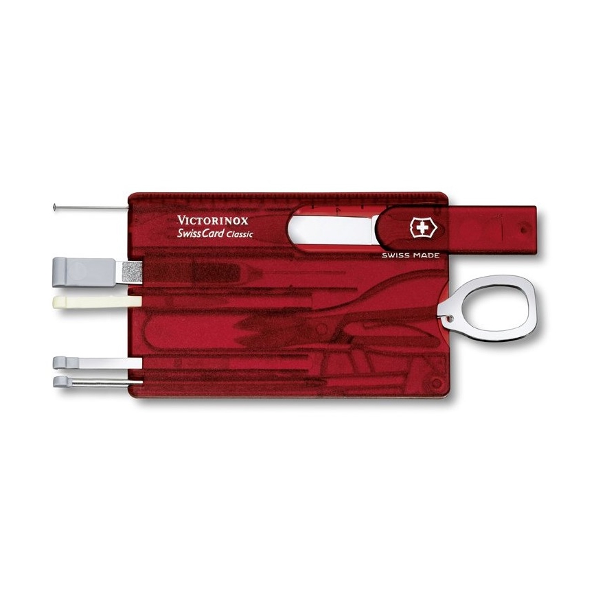 Victorinox - Zestaw wielofunkcyjny 10 funkcji czerwony