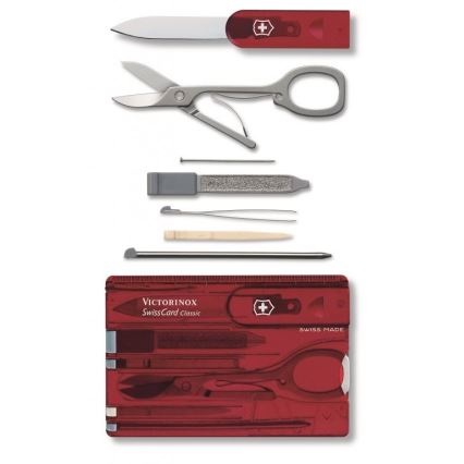 Victorinox - Zestaw wielofunkcyjny 10 funkcji czerwony