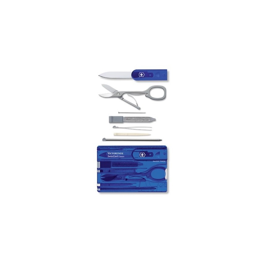 Victorinox - Zestaw wielofunkcyjny 10 funkcji niebieski