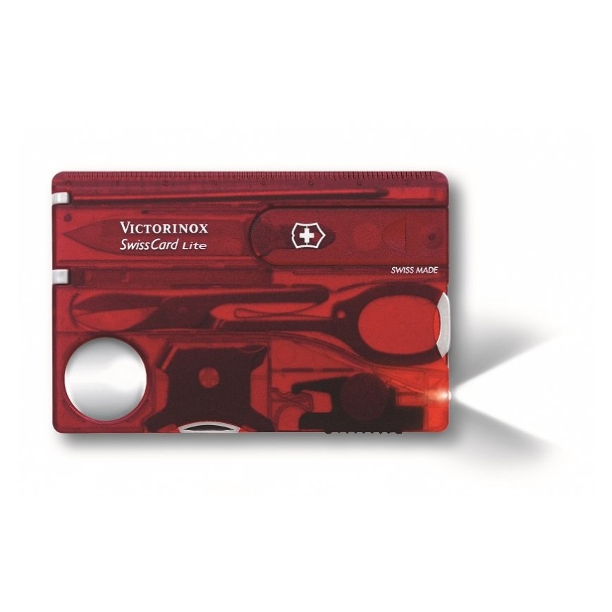 Victorinox - Zestaw wielofunkcyjny 13 funkcji czerwony