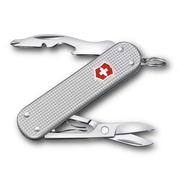 Victorinox — kieszonkowy scyzoryk wielofunkcyjny COMPANION S ALOX, 5,8 cm, 5 funkcji, srebrny