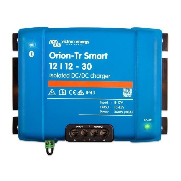 Victron Energy - Inteligentna ładowarka akumulatorów kwasowo-ołowiowych 360W/12-30A IP43 izolowana