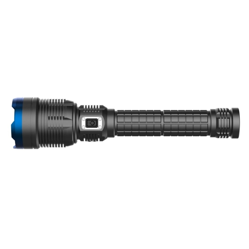 Viking - Ładowalna latarka LED ze ściemniaczem, 5V, IPX4, 8000 lm, 5000 mAh