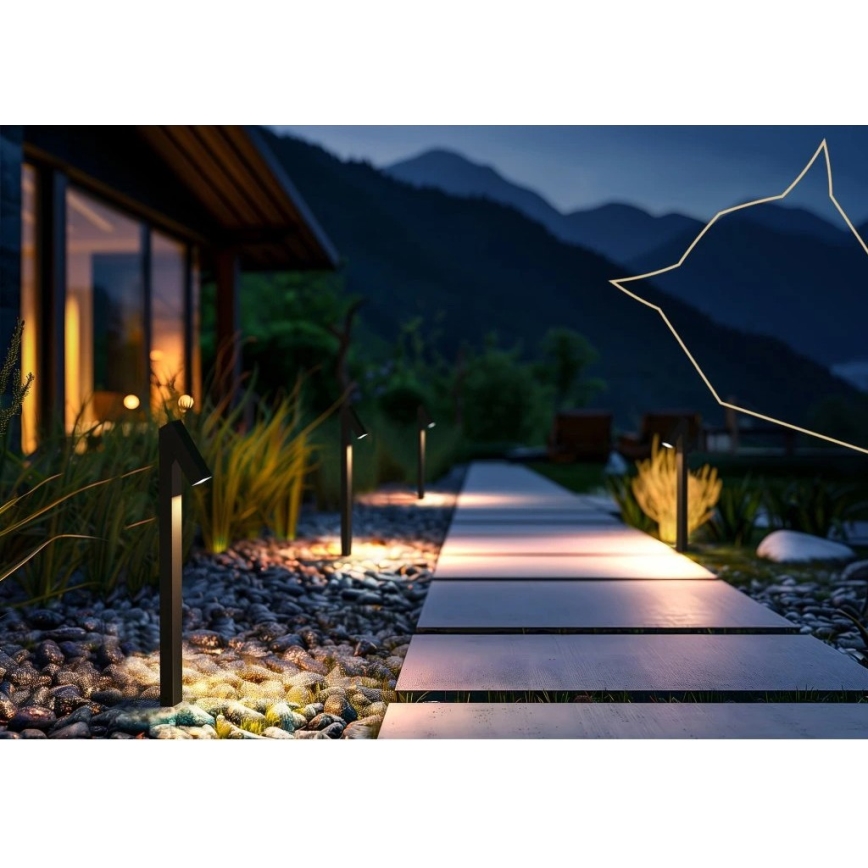Viking - Lampa solarna LED/1,4W/3,7V IP65 3000K