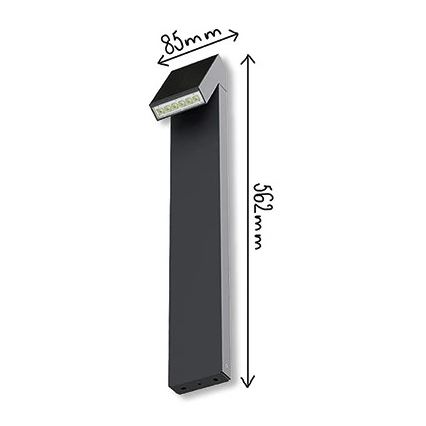Viking - Lampa solarna LED/1,4W/3,7V IP65 3000K