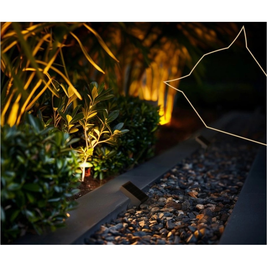 Viking - Lampa solarna LED/1,4W/3,7V IP65 3000K