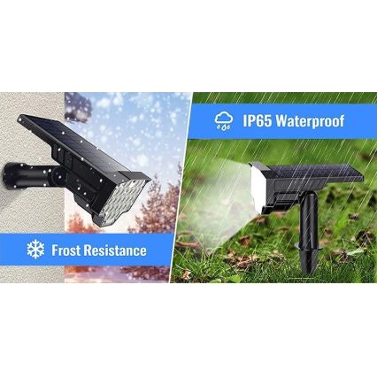 Viking - Lampa solarna LED/1W/3,7V IP65 6000K 2200 mAh