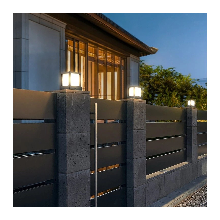 Viking - Lampa solarna LED z czujnikiem LED/1,4W/3,7V IP54 4000K 2000 mAh