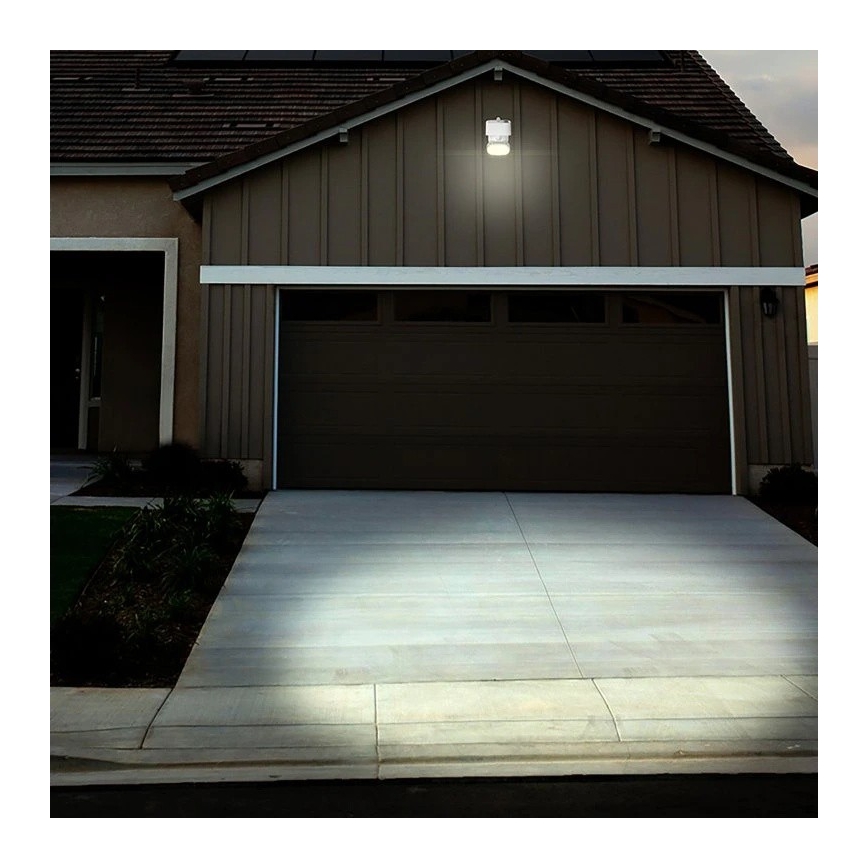 Viking - solarny kinkiet LED z czujnikiem LED/1W/3,7V IP44 3000/4000K 4000 mAh