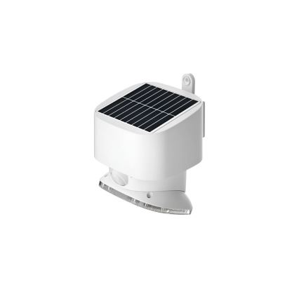 Viking - solarny kinkiet LED z czujnikiem LED/1W/3,7V IP44 3000/4000K 4000 mAh
