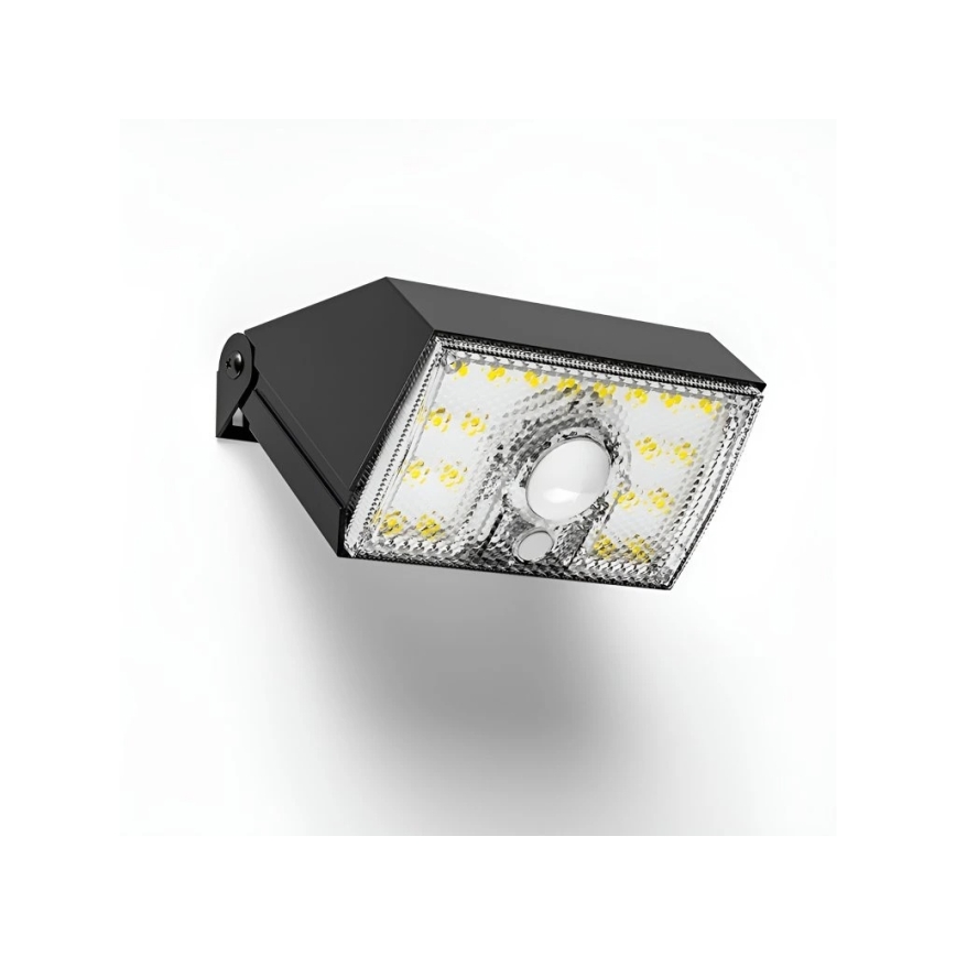 Viking - solarny kinkiet LED z czujnikiem LED/3,7V IP54 3000/4000K 2000 mAh