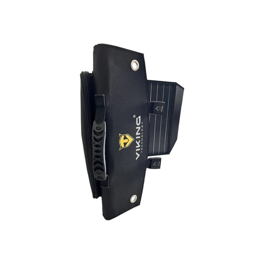 Viking - Panel solarny USB Power Delivery 60W/20V IPX4 czarny