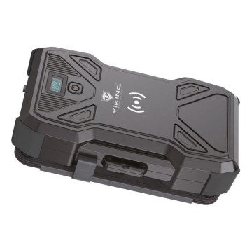 Viking - powerbank z lampką LED, ładowaniem bezprzewodowym i panelem solarnym, Power Delivery 22,5 W / 30 000 mAh