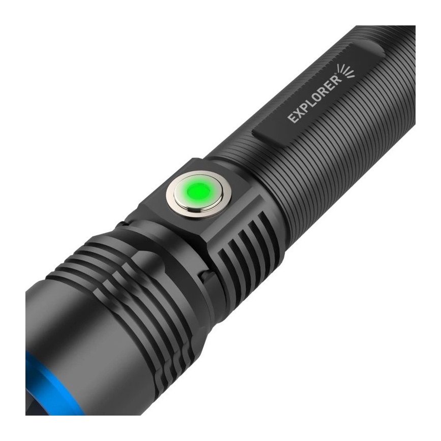 Viking - ściemnialna ładowalna latarka LED/5V IPX3 600 lm 2600 mAh