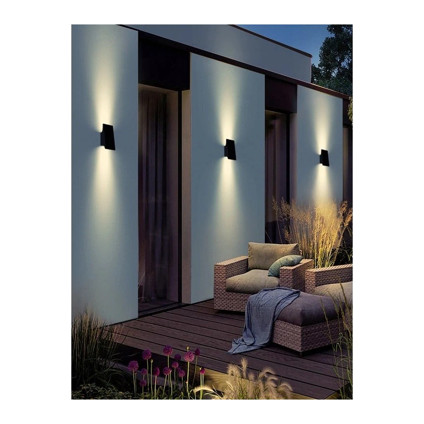 Viking - ściemnialny solarny kinkiet LED/1,5W/3,7V IP65 4000K 2000 mAh