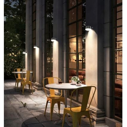 Viking - Solarny ściemnialny kinkiet ścienny LED z czujnikiem LED/1W/3,7V IP44 4000K 2000 mAh