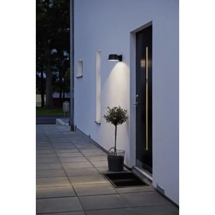 Viking - Solarny ściemnialny kinkiet ścienny LED z czujnikiem LED/1W/3,7V IP44 4000K 2000 mAh