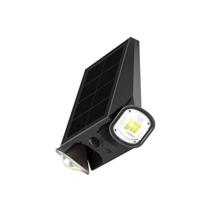 Viking - LED ściemnialna solarna oprawa naścienna z elastycznym ramieniem i czujnikiem LED/1,3W/3,7V IP44 4000K 2000 mAh