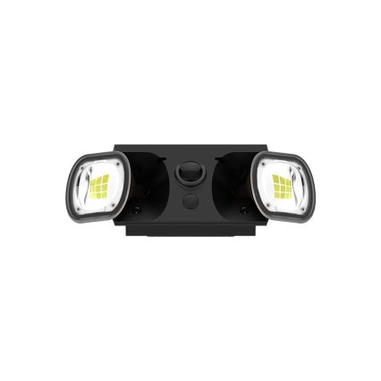 Viking - LED ściemnialna solarna oprawa naścienna z elastycznym ramieniem i czujnikiem LED/1,3W/3,7V IP44 4000K 2000 mAh