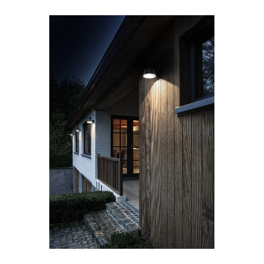 Viking - ściemnialny solarny kinkiet LED z czujnikiem LED/1W/3,7V IP44 4000K 2000 mAh