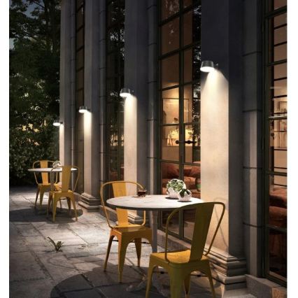 Viking - ściemnialny solarny kinkiet LED z czujnikiem LED/1W/3,7V IP44 4000K 2000 mAh