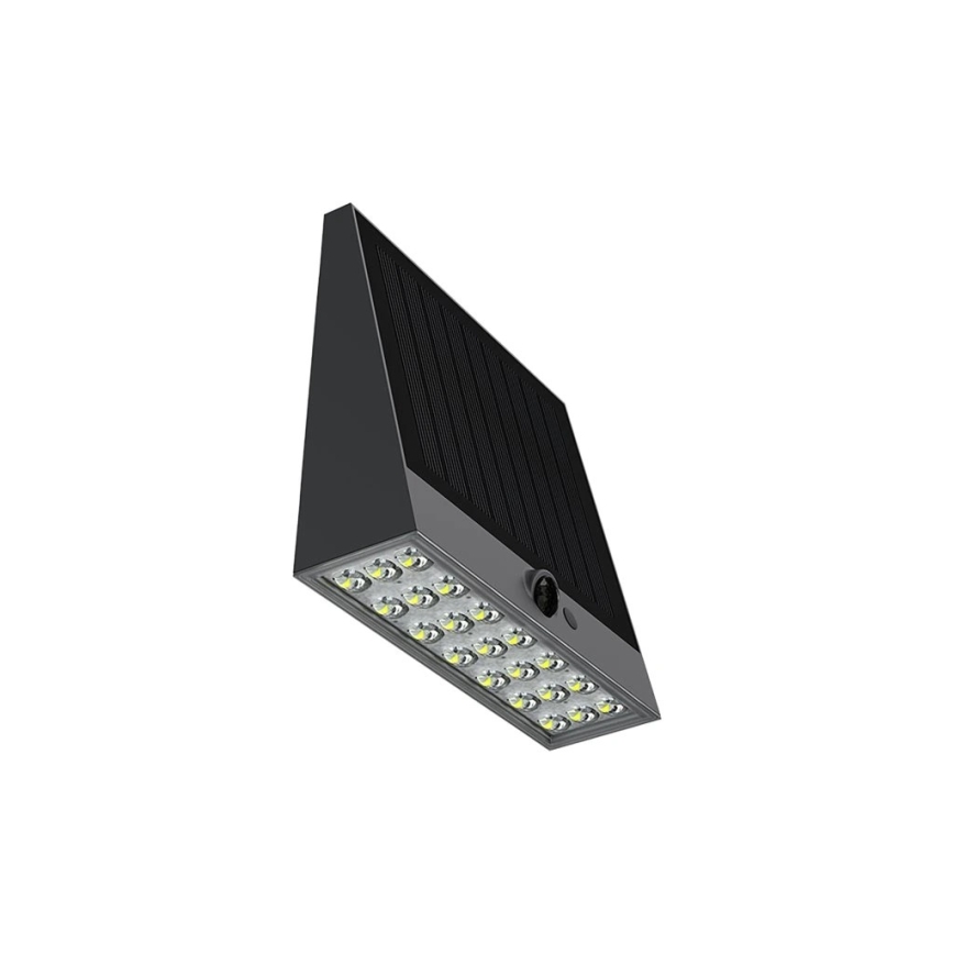 Viking - ściemnialny solarny kinkiet LED z czujnikiem LED/2W/3,7V IP54 4000K 2000 mAh