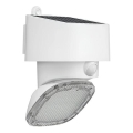 Viking - solarny kinkiet LED z czujnikiem LED/1W/3,7V IP44 3000/4000K 4000 mAh