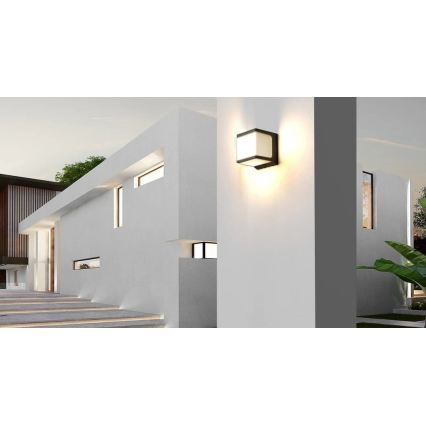 Viking - solarny kinkiet ścienny z czujnikiem LED/1,5W/3,7V IP54 4000K 2000 mAh