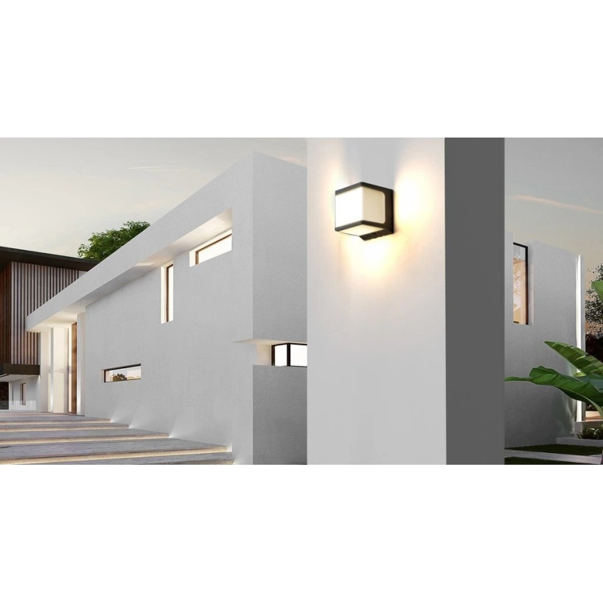 Viking - solarny kinkiet ścienny z czujnikiem LED/1,5W/3,7V IP54 4000K 2000 mAh