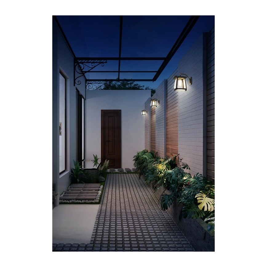 Viking - Ściemnialny solarny kinkiet LED/2W/3,7V IP54 4000K 2000 mAh