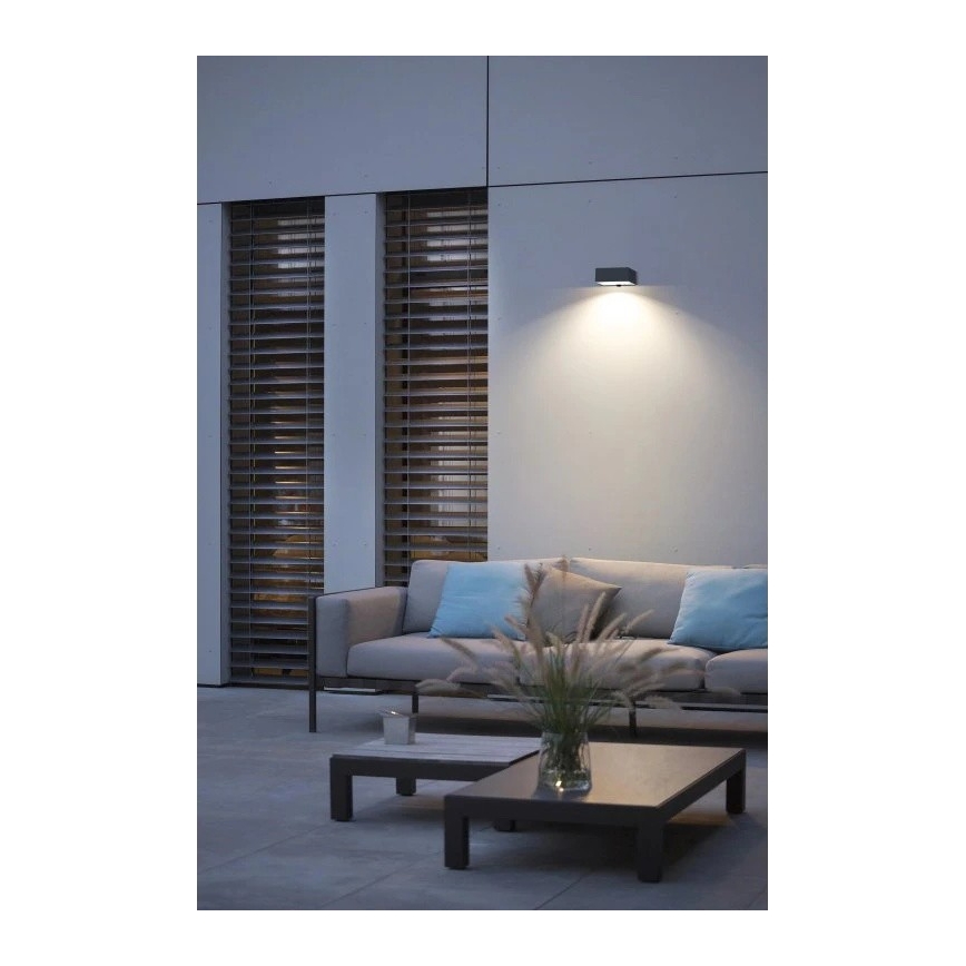 Viking - ściemnialny solarny kinkiet LED z czujnikiem LED/2W/3,7V IP65 4000K 2000 mAh