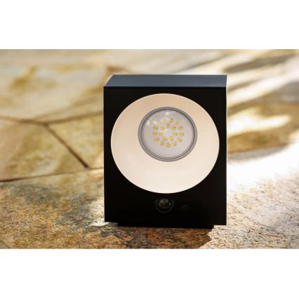 Viking - ściemnialny solarny kinkiet LED z czujnikiem LED/2W/3,7V IP65 4000K 2000 mAh