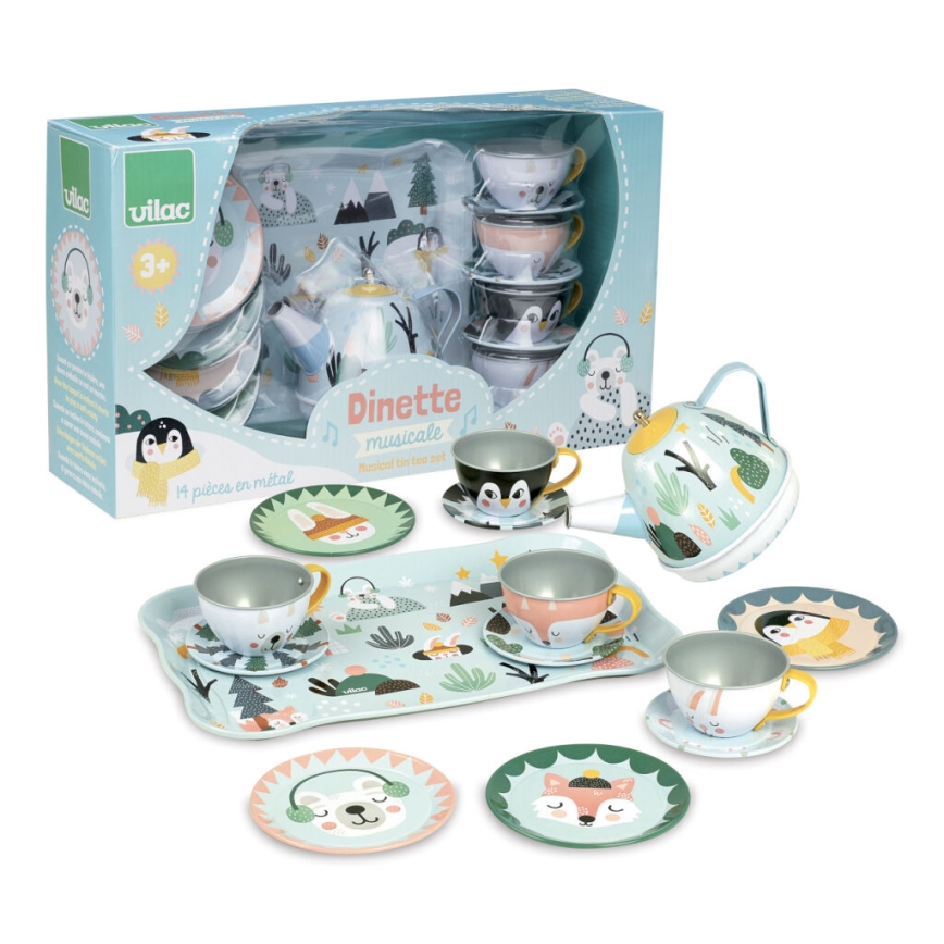 Vilac - Zestaw do herbaty Musical Michelle Carlslund